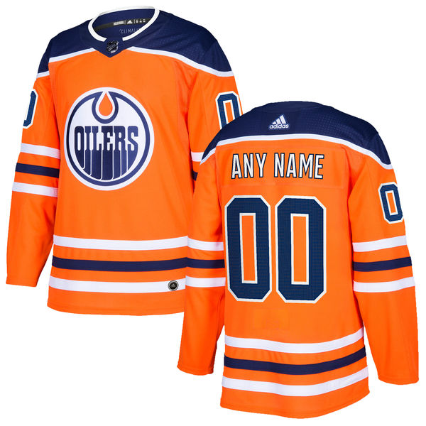 Customized Women Edmonton Oilers adidas Orange NHL Jersey->philadelphia eagles->NFL Jersey